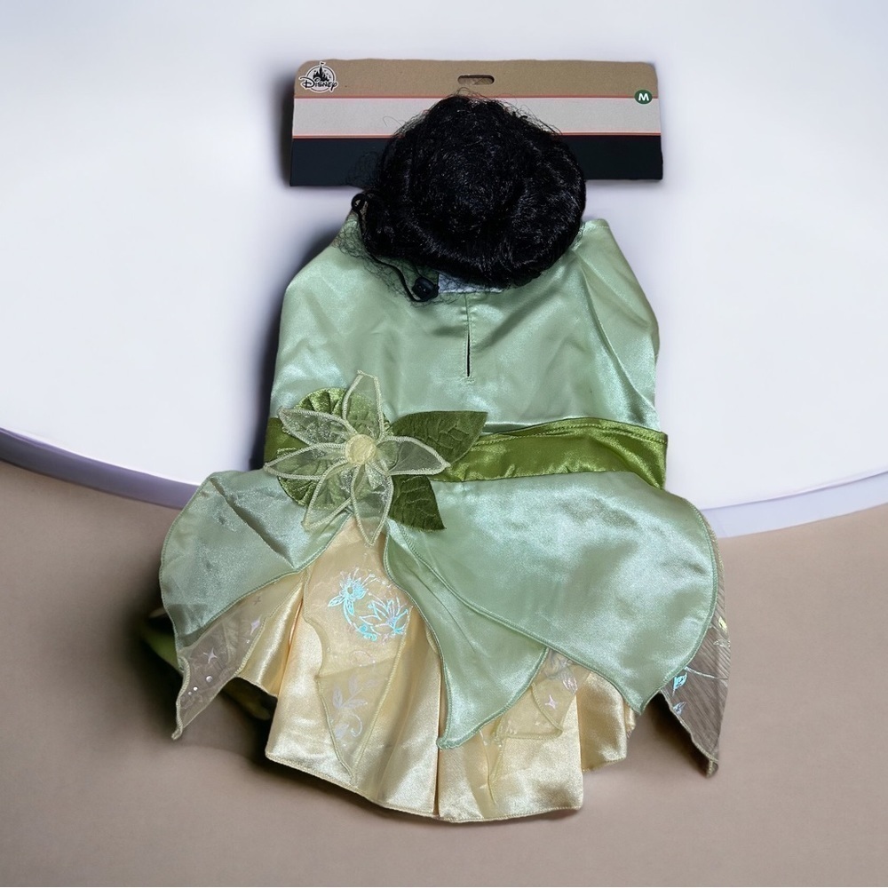 Disney Tiana Pet Costume Dress NWT Medium Green Princess and the Frog Princess